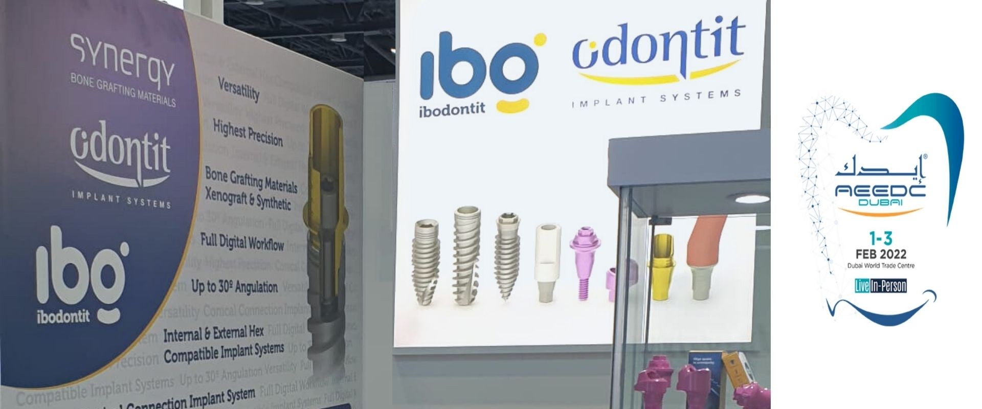Éxito de Ibodontit en la feria AEEDC de Dubai